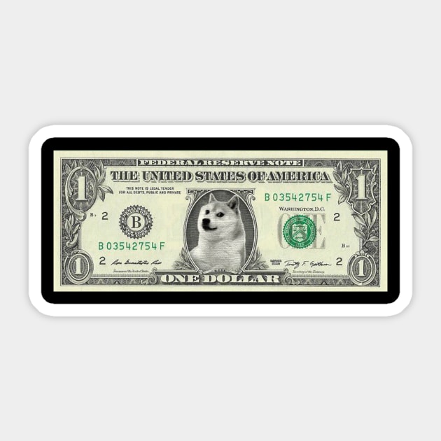 doge dollar Sticker by alohagang